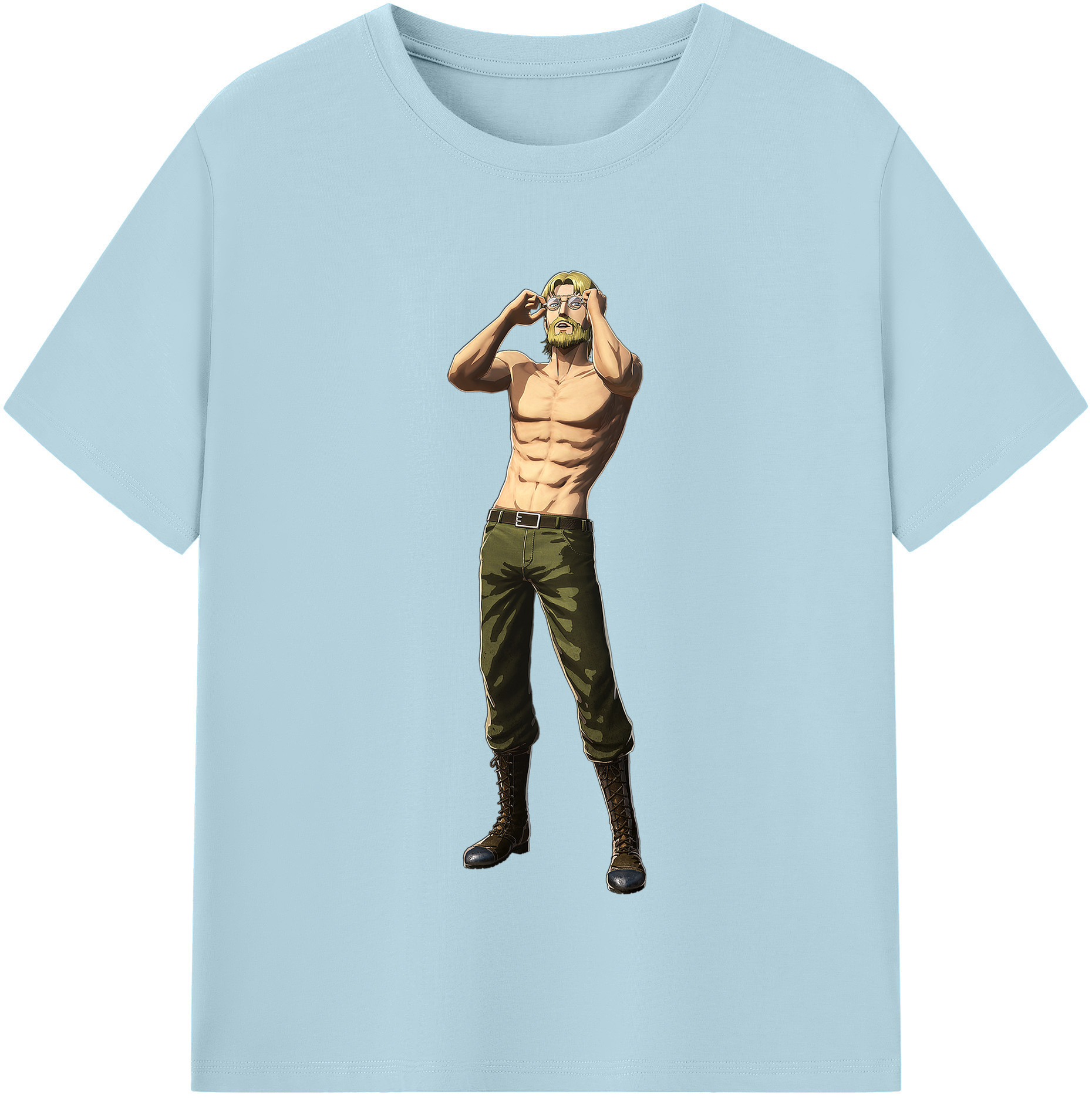 （画像用） 進撃の巨人 Attack on Titan 綿100％半袖Tシャツ（フロントプリント）